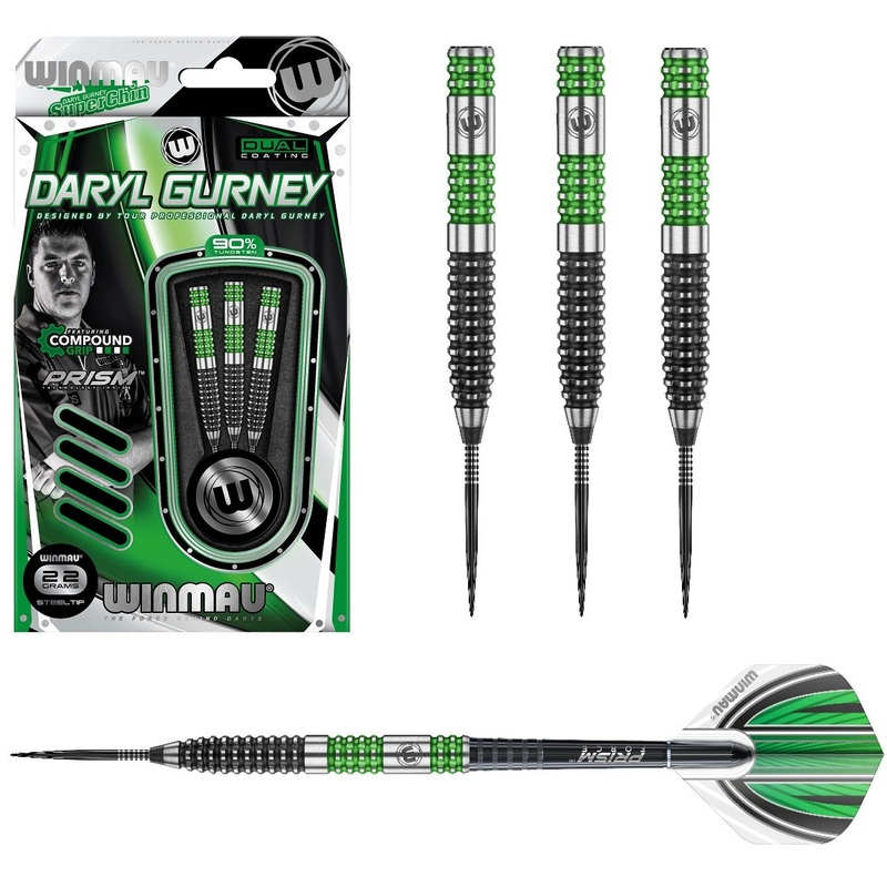 Daryl Gurney Special Edition 90% Tungsten Steel Tip Darts by Winmau 22 Gram