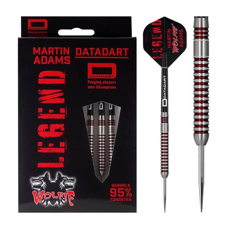 DataDart Martin Adams legend 95% Tungsten Steel Tip Darts 22 GRAM