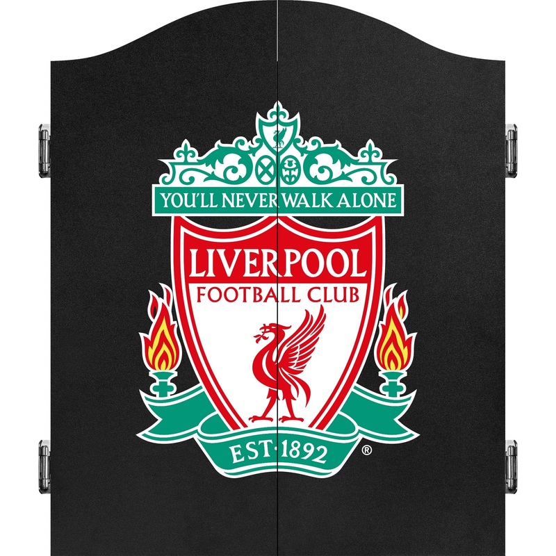 Liverpool FC Dartboard Cabinet – Official Licensed – LFC – C4 – Main Crest