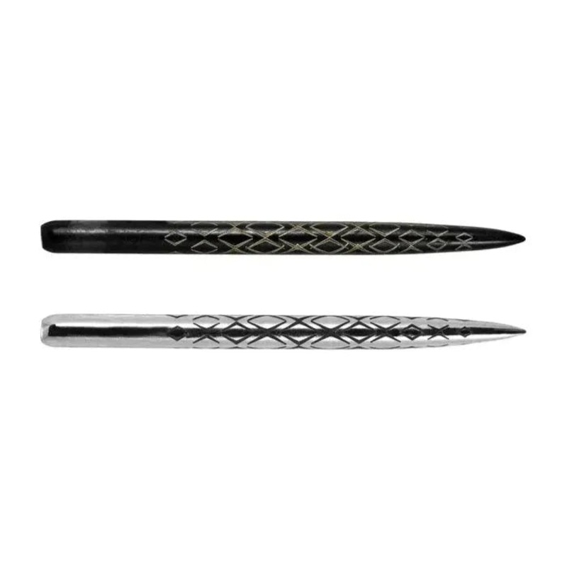 One80 Aztec Style A Steel Tip Points Black 32mm