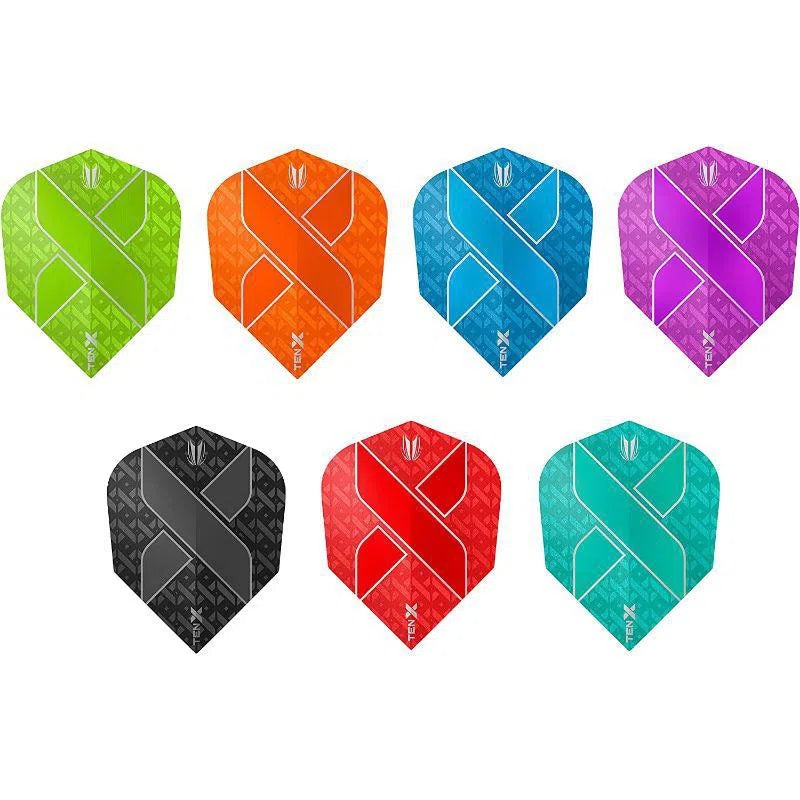 Target Darts TEN-X Dart Flights Lime Green