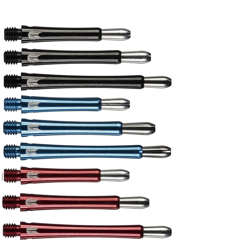 Target Grip Style Dart Stems / Shafts – Pinch Grip Black Medium