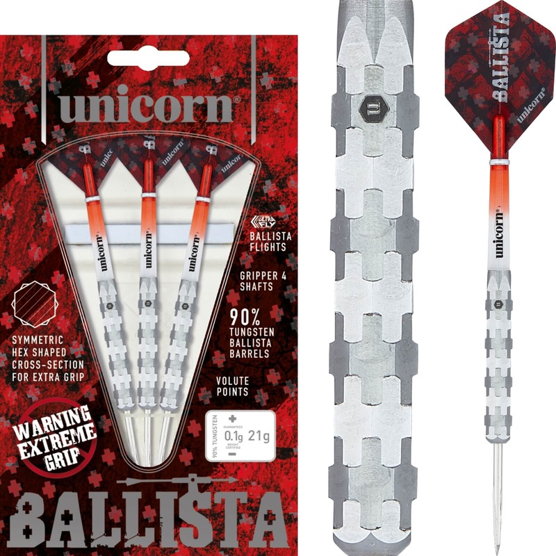 Unicorn – Ballista Style 1 Darts – Steel Tip – 90% Tungsten – 21g 23g 25g 21 grams