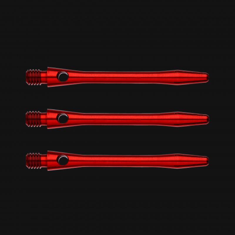 Winmau Anodized Aluminium Medium Red Aluminium Medium (46mm in length excluding thread) Red
