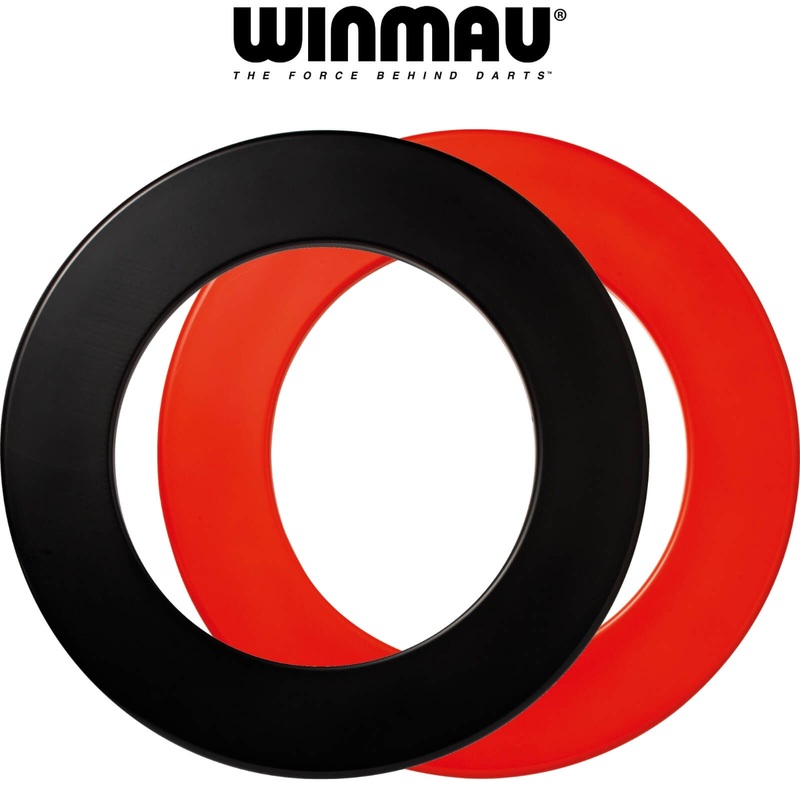 Winmau – Plain 1 Piece Dartboard Surround – Black Red Black