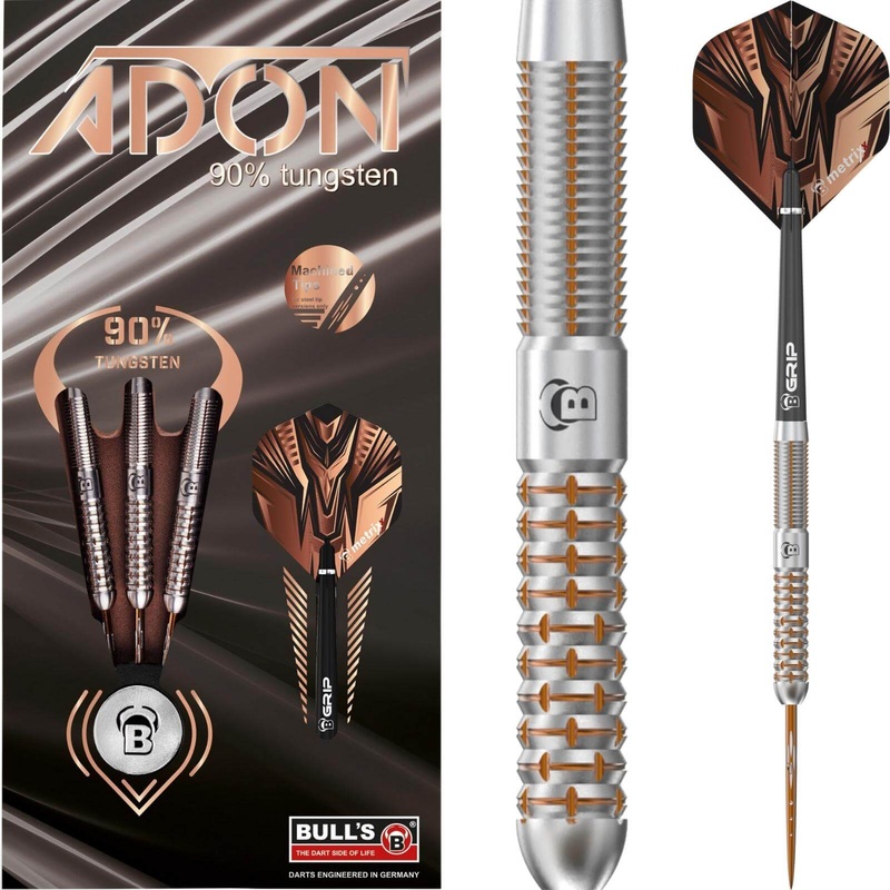 BULL’S – Adon Darts – Steel Tip – 90% Tungsten – 21g 23g 25g 21 grams