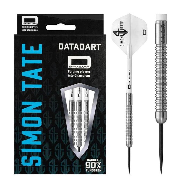 DataDart Simon Tate 90% Tungsten Steel Tip Darts 22 GRAM