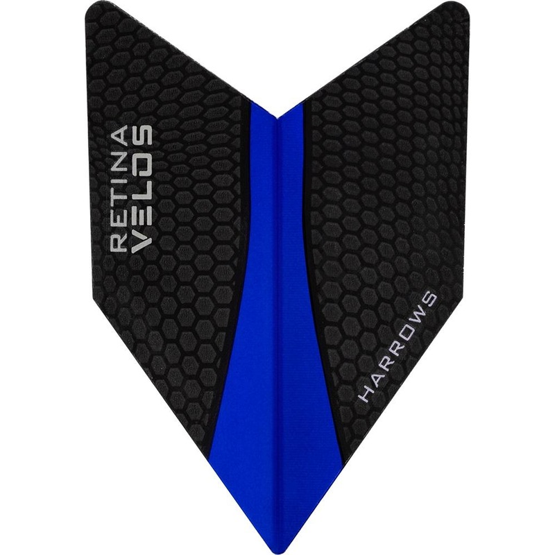 Harrows Velos Retina Dark Blue Dart Flights Dark Blue