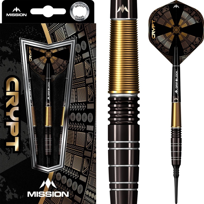 Mission – Crypt M1 Darts – Soft Tip – 90% Tungsten – 20g