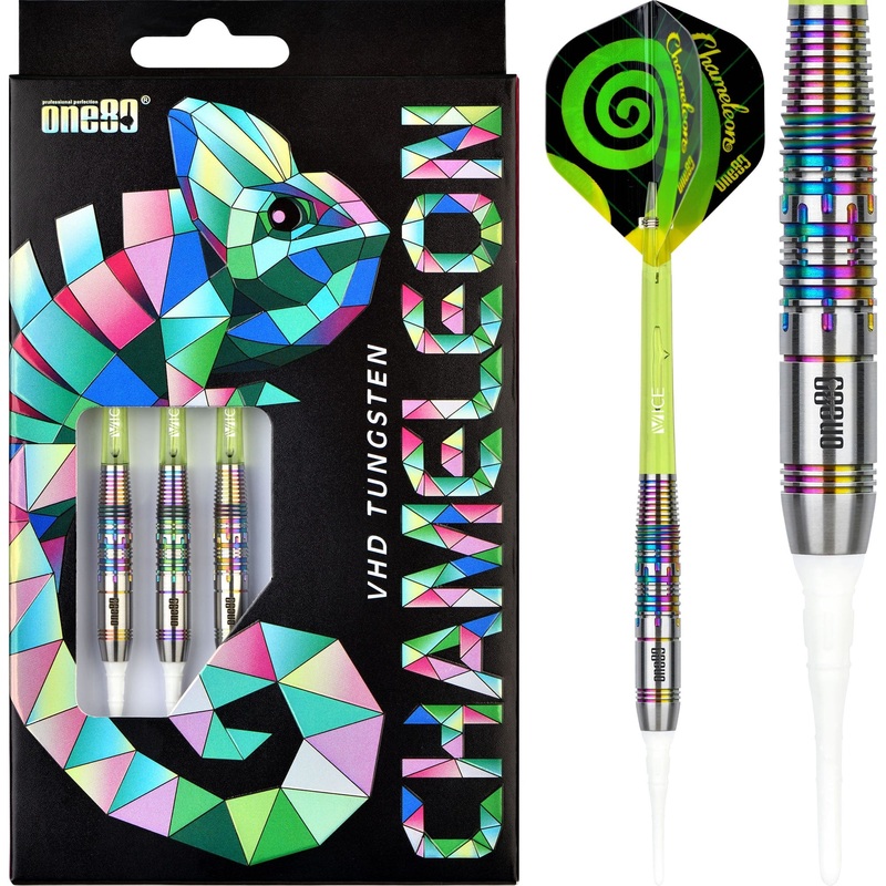 One80 Chameleon Darts – Soft Tip – Peridot – 18g 18g