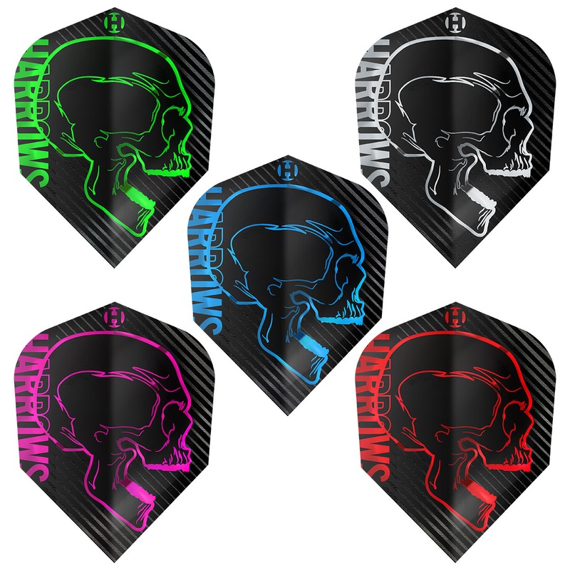 Rage Standard No6 Dart Flights by Harrows Green