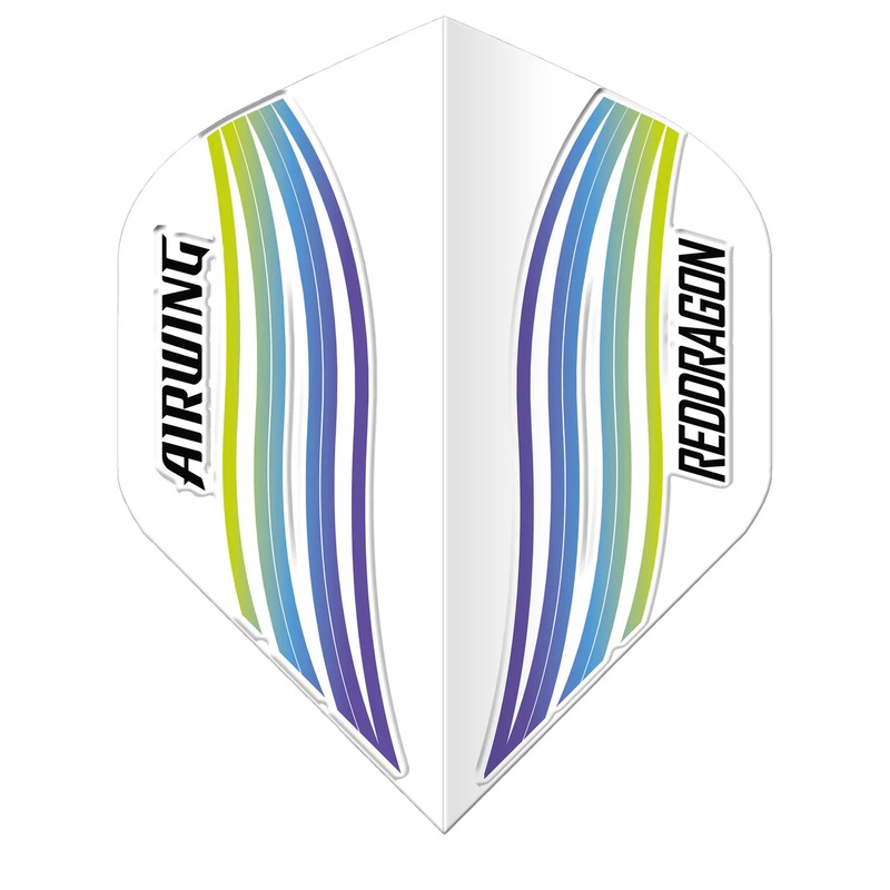 Red Dragon Airwing Molded Standard Flights – Blue Wave Standard 290 Micron High-grade flexible polymer