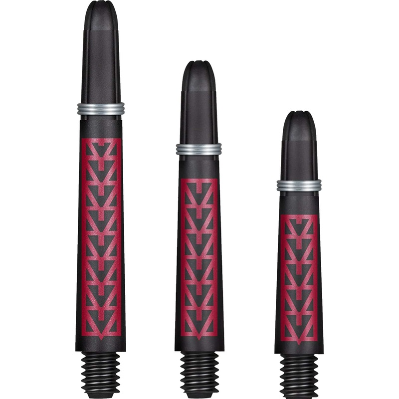 *Shot Koi Carbon Dart Shafts – with Springs – Pakati Red Short