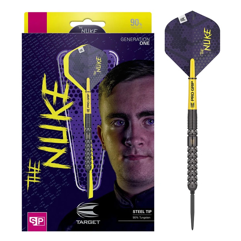 Target Darts Luke Littler Gen 1 SP 90% Tungsten Steel Tip Darts 22 GRAM