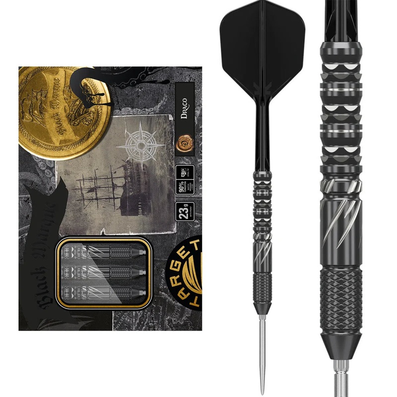 Target Japan Black Marque Draco SP 90% Tungsten Steel Tip Darts 21 GRAM