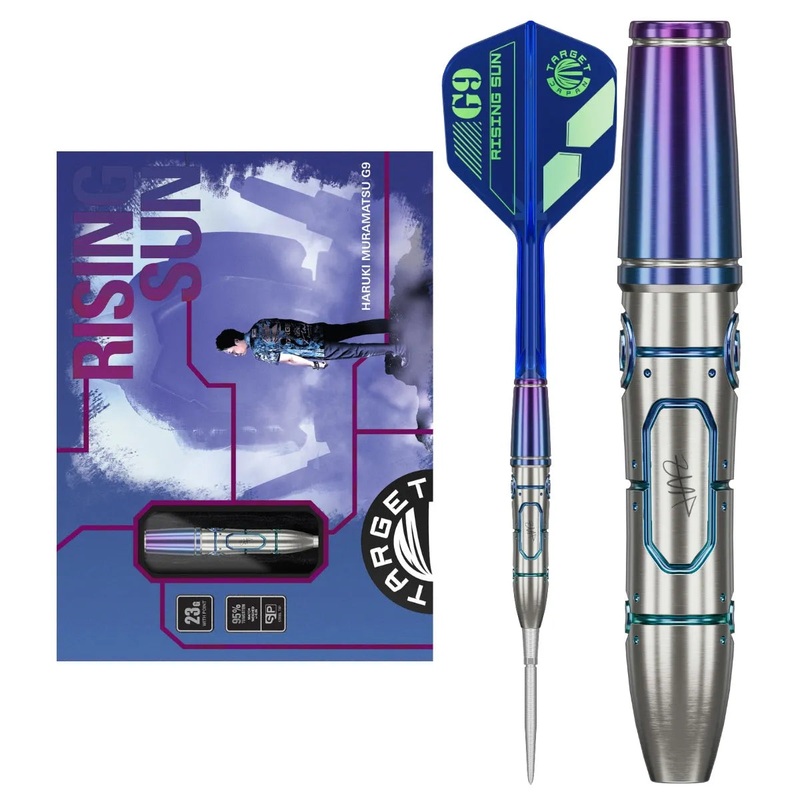 Target Japan Haruki Muramatsu Rising Sun G9 No Groove 95% Tungsten Steel Tip Darts 23 GRAM