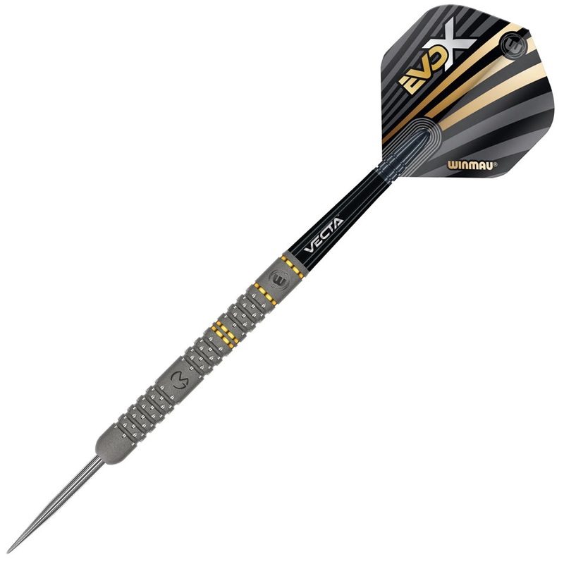 Winmau MvG EvoX Steel Tip Darts – 22.5gm