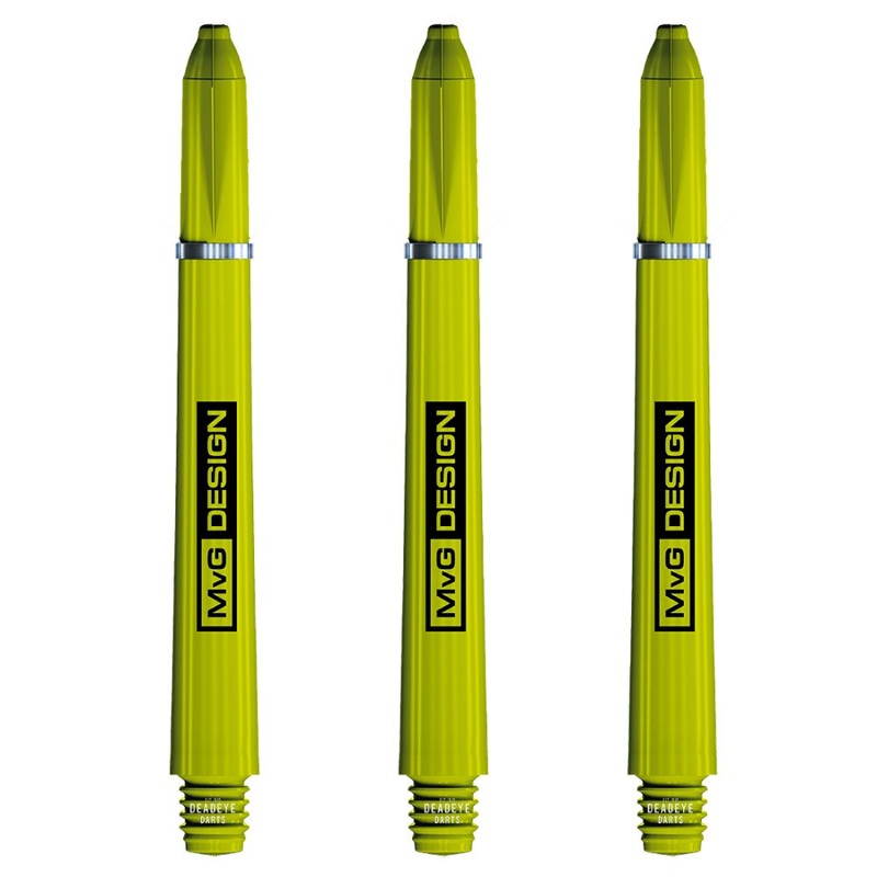 Winmau Nylon Ring Grip MvG Design Shafts Green Short – 35mm