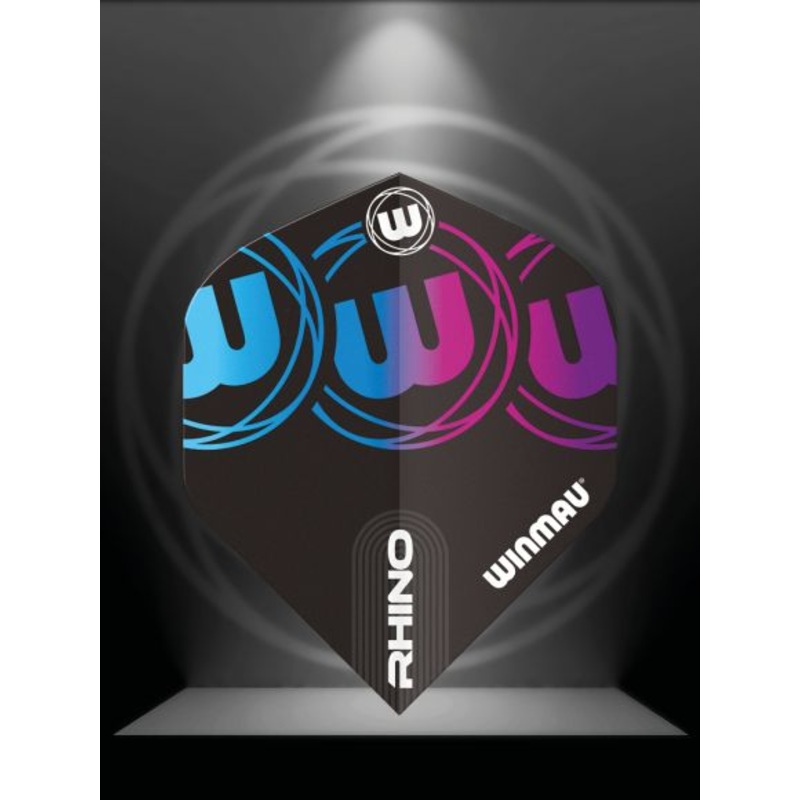 Winmau Rhino Black, Blue & Purple Extra Thick Standard Standard 100 Micron Poly metronic extra thick