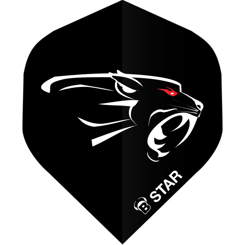 BULL’S B-Star Dart Flights – 100 Micron – A-Std – Panther