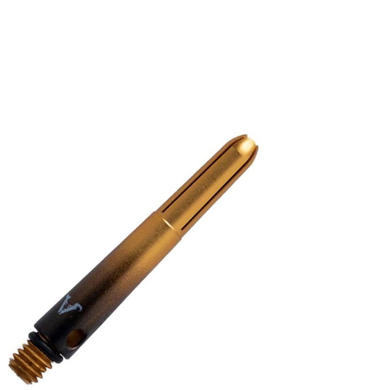 GLD Viperlock Aluminum Shade Dart Shafts – Short Gold & Black
