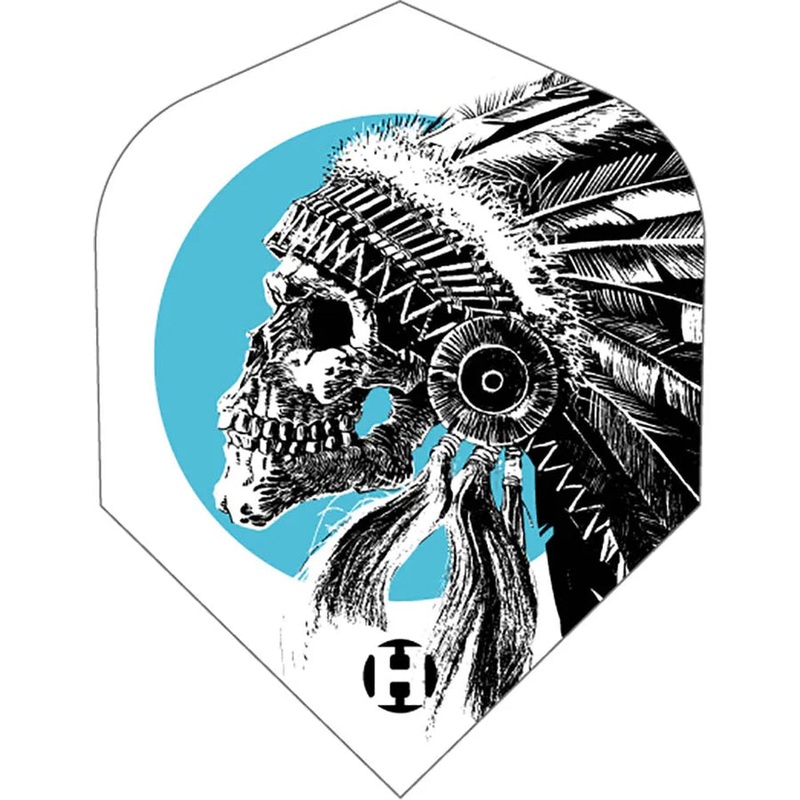 Harrows Prime Indian Skull Standard Dart Flights Standard 100 Micron Extra Strong