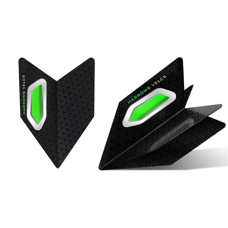 Harrows Velos Green Dart Flights Green