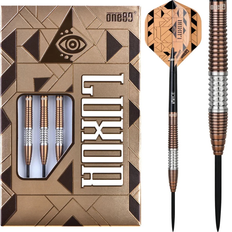 One80 Luxor Gamma 21 gram 90% Tungsten Steel Tip Dart Set