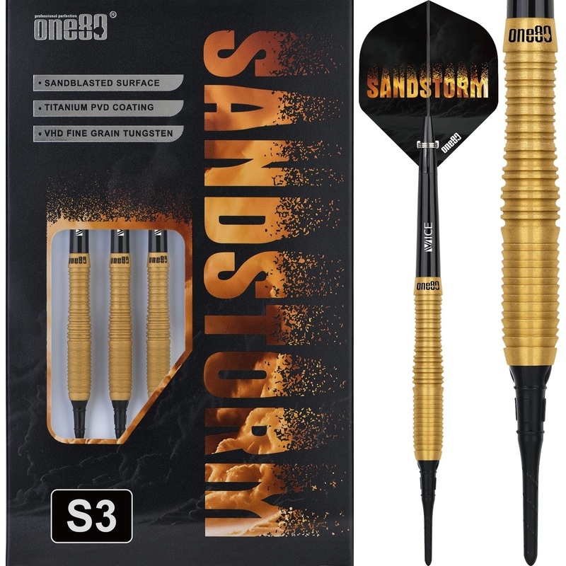 One80 Sandstorm Darts – Soft Tip – S03 – 18g