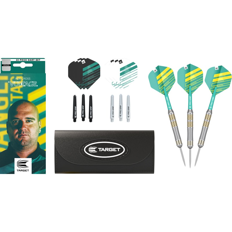 Rob Cross Brass Steel Tip Darts by Target 22 Gram