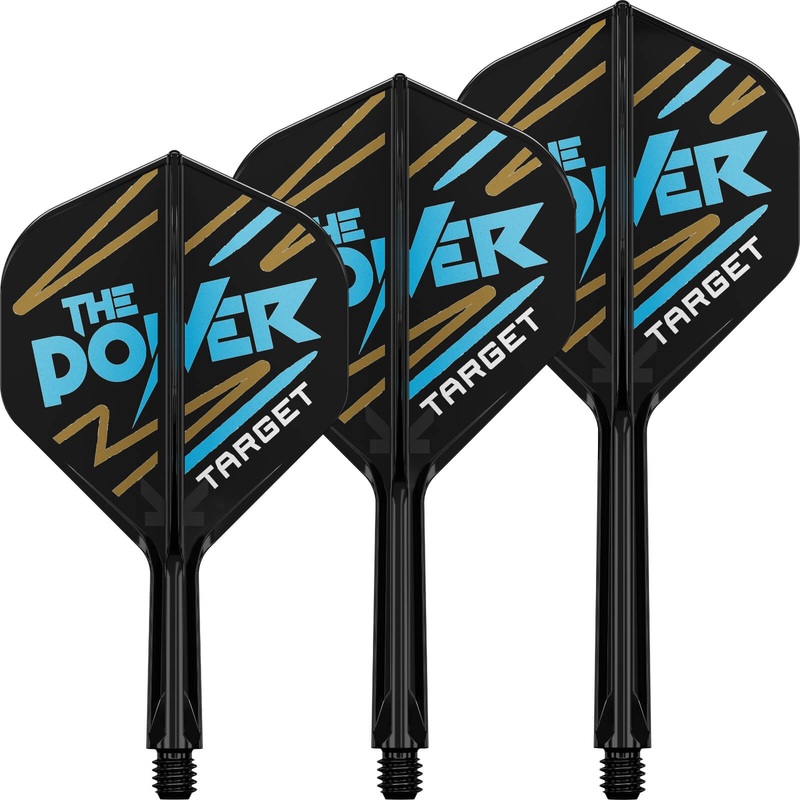 Target – K-Flex Phil Taylor – Big Wing Dart Flights – Integrated Flight & Shaft System Short (19mm)