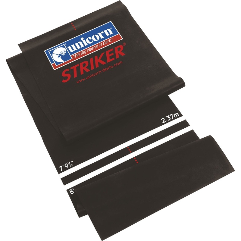 Unicorn Darts Mat – Lightweight – Striker EVA Dart Mat – Black