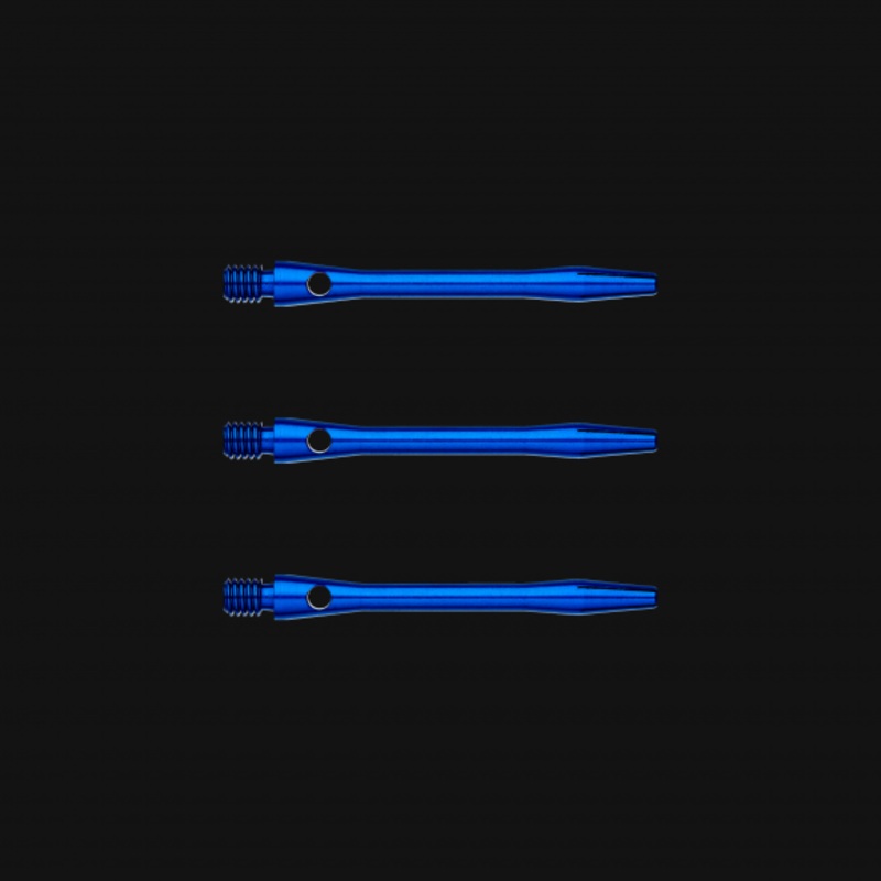 Winmau Anodized Aluminium Extra Short Blue Aluminium Extra Short (27mm in length excluding thread) Blue