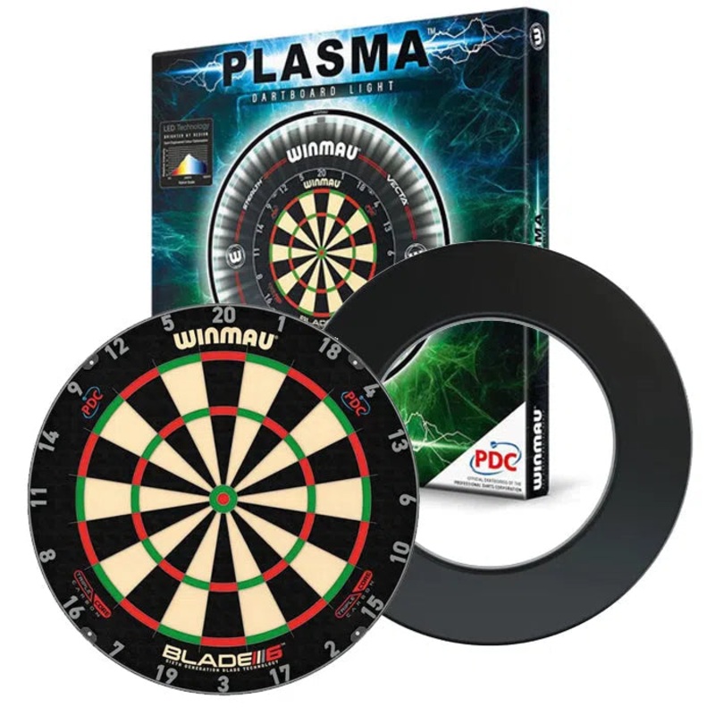 Winmau Blade 6 Triple Core Plasma & NPQ Surround Bundle Black