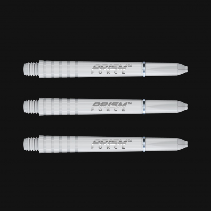 Winmau Prism Force Medium White Polycarbonate Medium (46mm in length excluding thread) White