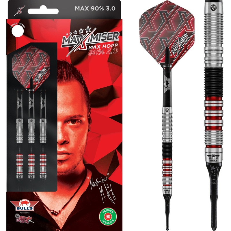 *Bulls Max Hopp 3.0 Darts – Soft Tip – Maximiser 20g