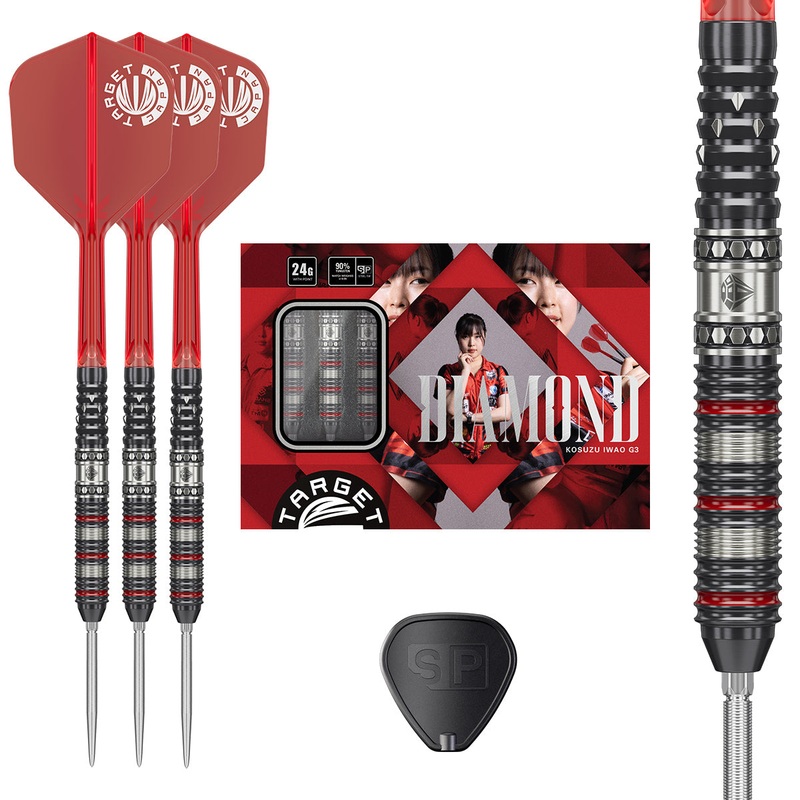 Diamond G3 90% Tungsten Steel Tip Darts by Target Japan 22 Gram
