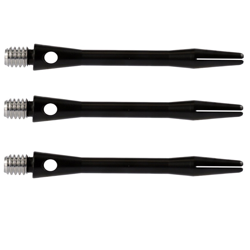Harrows Keramic Black Dart Stems / Shafts Black Short