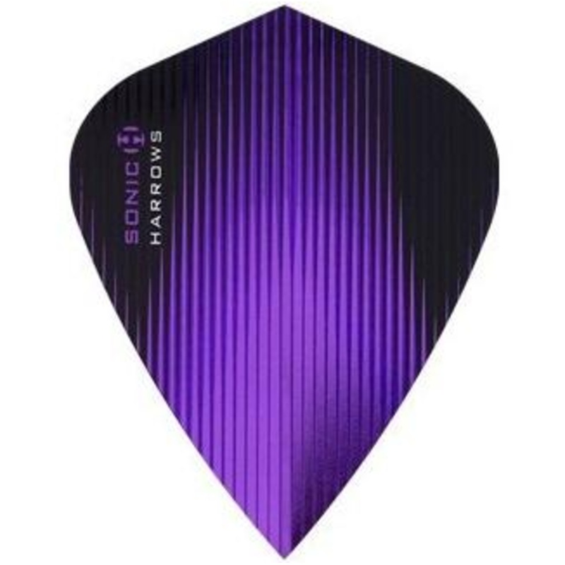 Harrows Sonic Kite Purple Dart Flights Purple