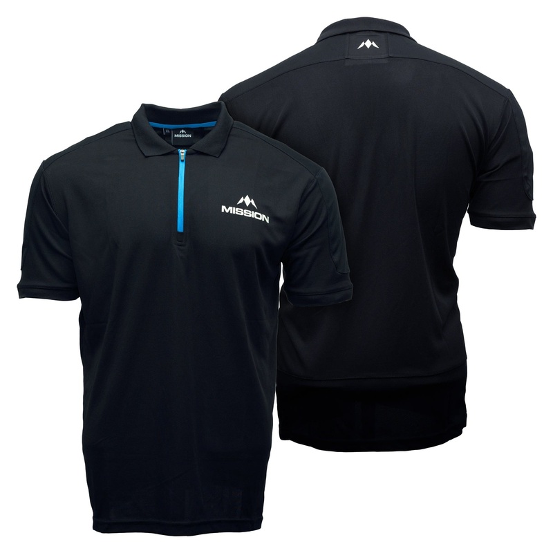 Mission Teamwear – Polo Shirt – Black – Kids Medium