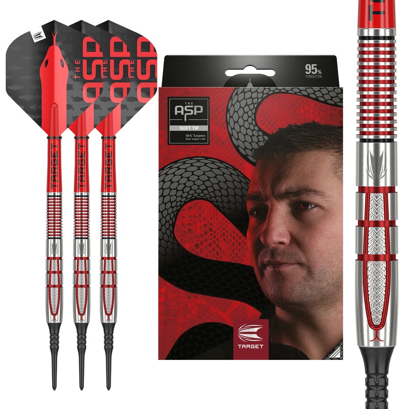 Nathan Aspinall G2 95% Tungsten Soft Tip Darts by Target 18 Gram