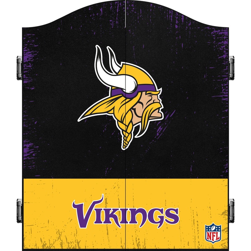NFL – Dartboard Cabinet – Official Licensed – Minnesota Vikings