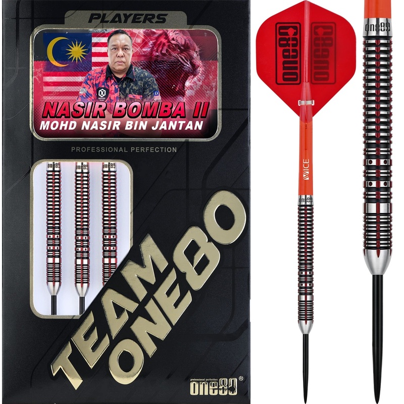 One80 Nasir Bomba Darts – Steel Tip – V2