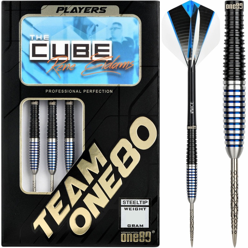 One80 Rene Eidams Darts – Steel Tip – The Cube – Signature V3 22g