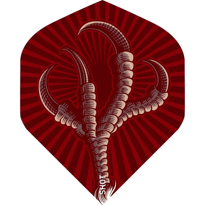 *Shot Birds of Prey Dart Flights – 100 Micron – Std – No6 – Osprey