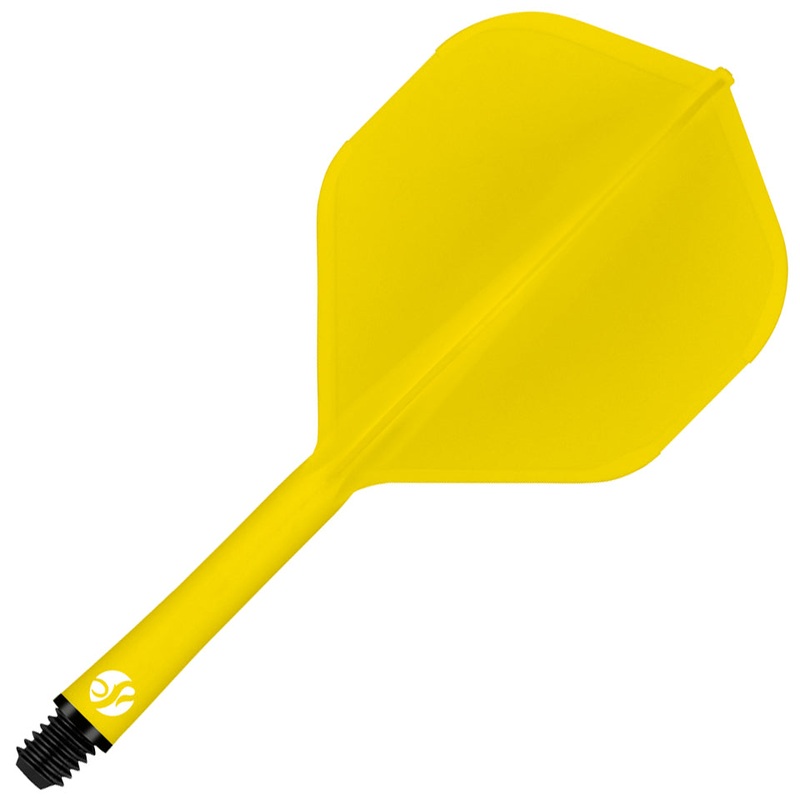 Shot Flight Deck Dart Flight and Shaft System – Standard Medium Yellow
