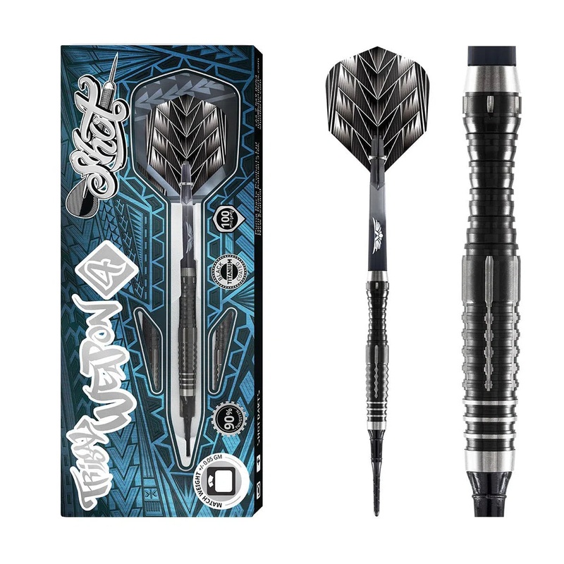 Shot Tribal Weapon 4 90% Tungsten Soft Tip Darts 18 GRAM