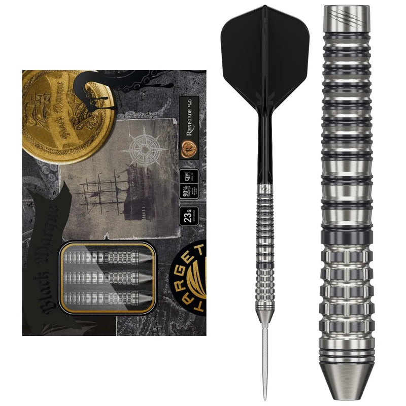 Target Japan Black Marque Renegade 4.0 SP 90% Tungsten Steel Tip Darts 23 GRAM