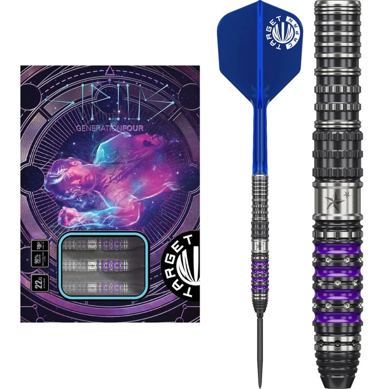 Target Japan Yuta Hayashi Sirius G4 90% Tungsten Steel Tip Darts 22 GRAM