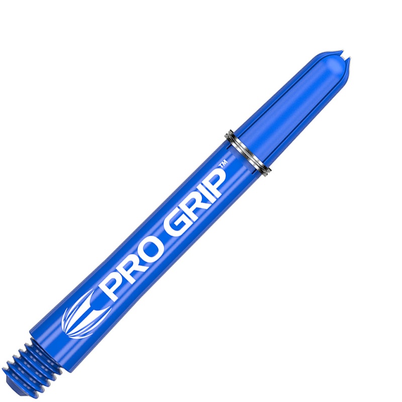 Target Pro Grip Nylon Dart Shafts – Intermediate Blue (3 Sets)
